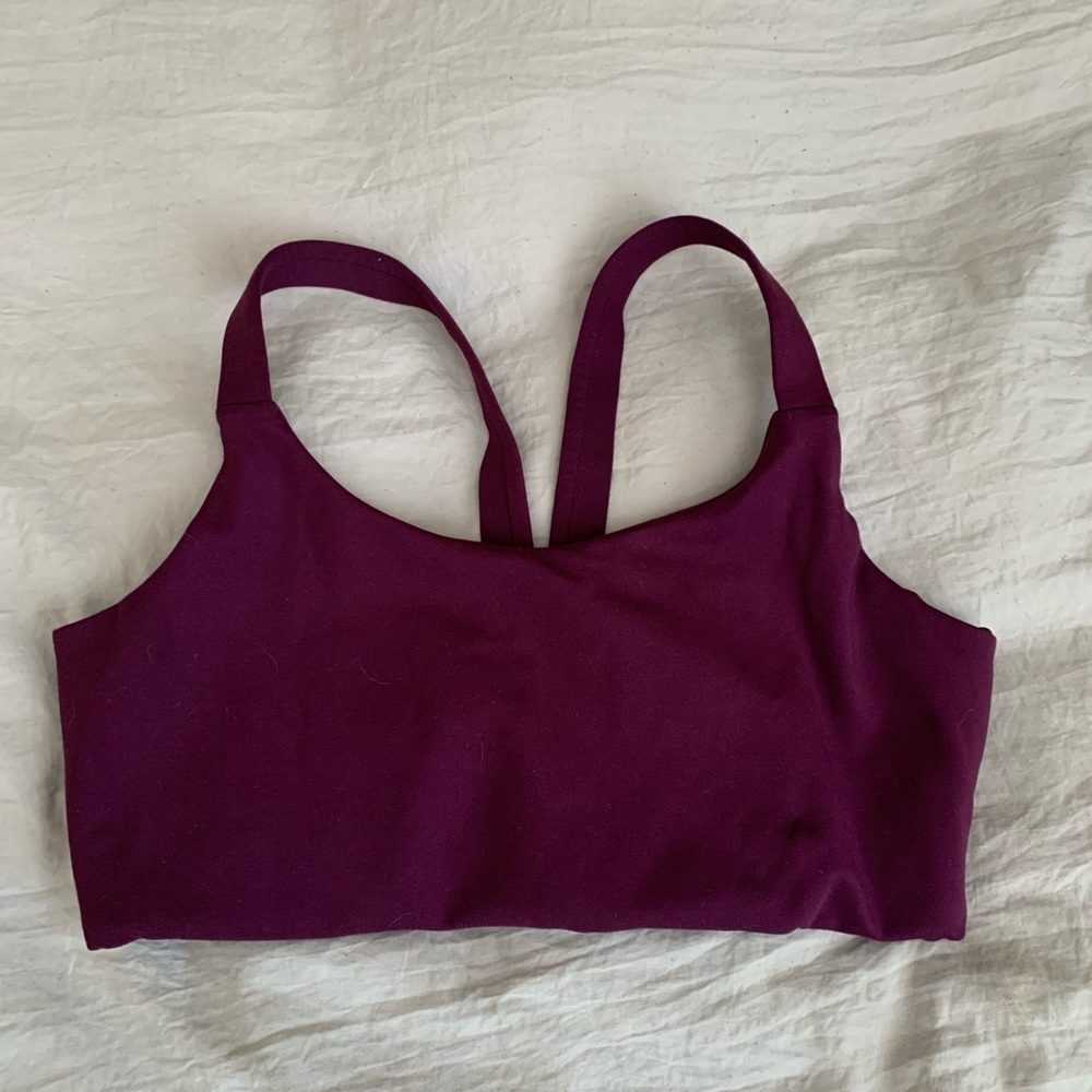 Girlfriend Collective S Lou bra, plum
